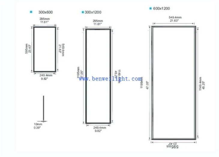 1x3 Led Flat Panel