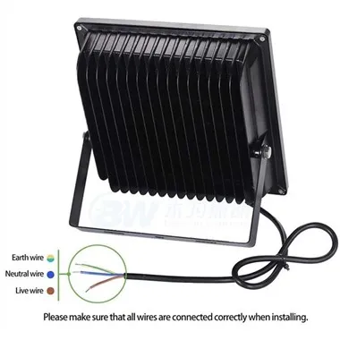 緊急バックアップ付きのLEDフラッドライト