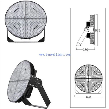 500W LED ピックルボール コート照明