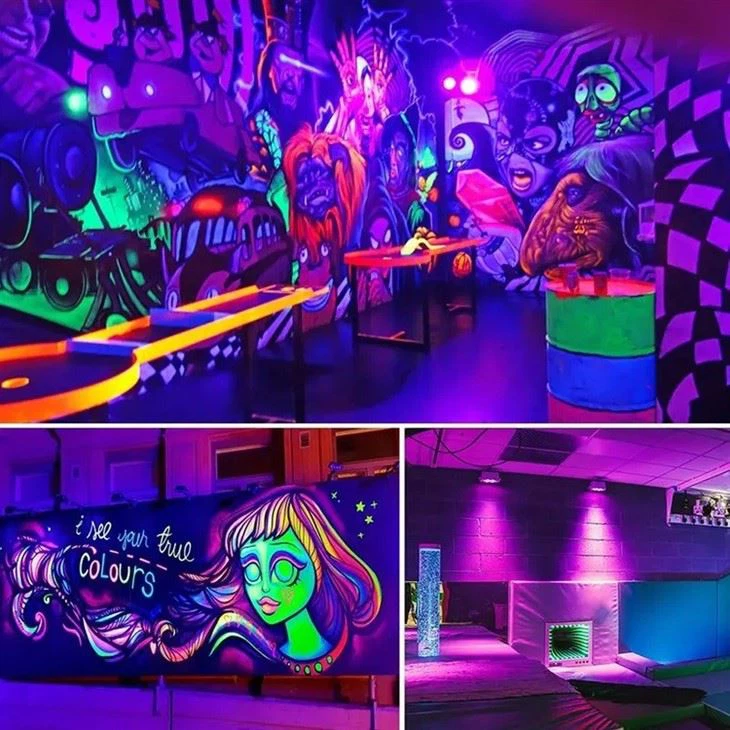 365nm 100W UV Black Lights application