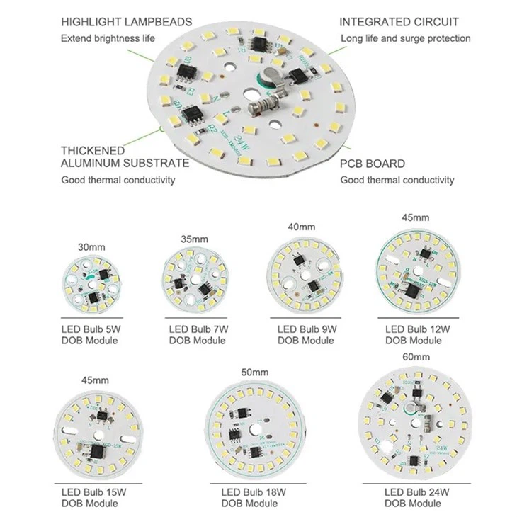 LED Bulb DOB Module 3