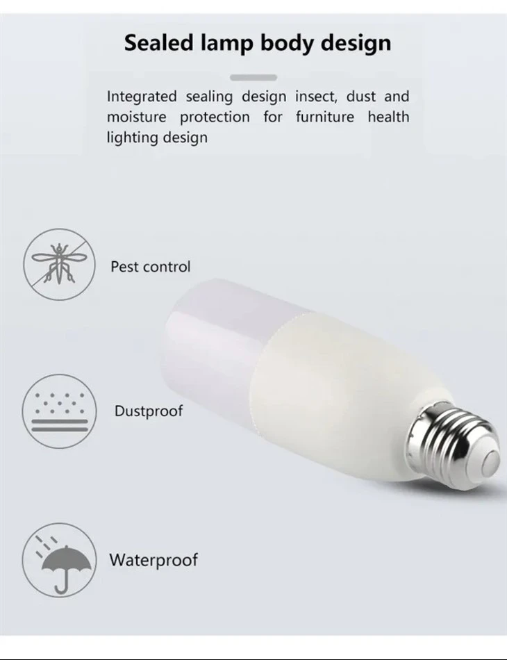 rechargeable led emergency bulb for indoor and outdoor lighting detail