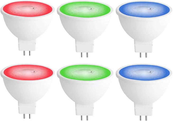 RGB MR16 LED 電球