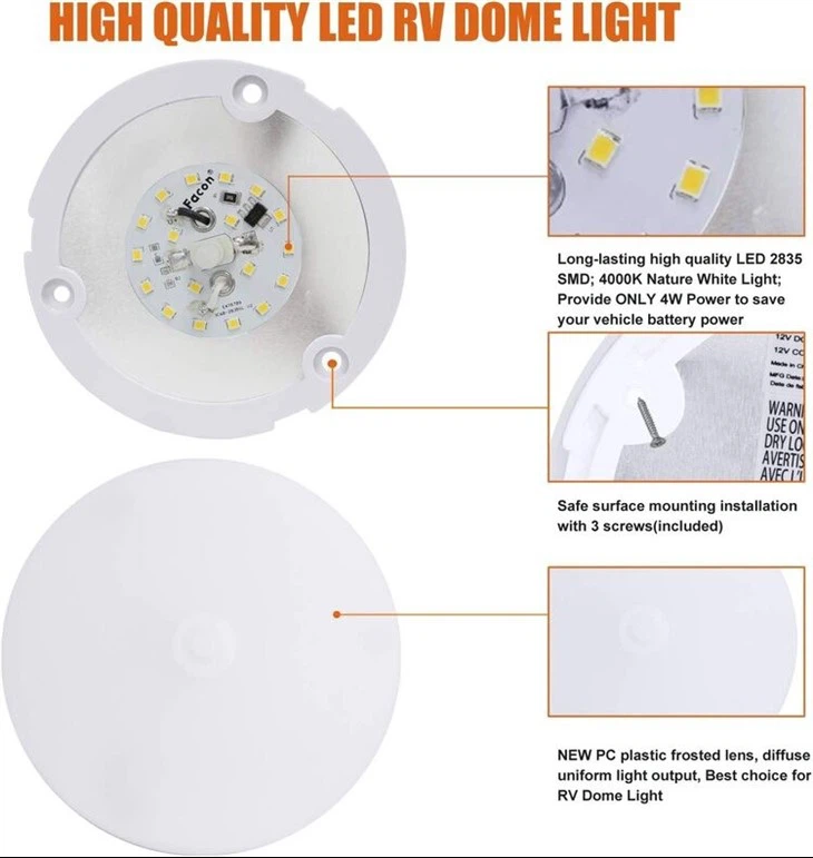 rv push button light detail