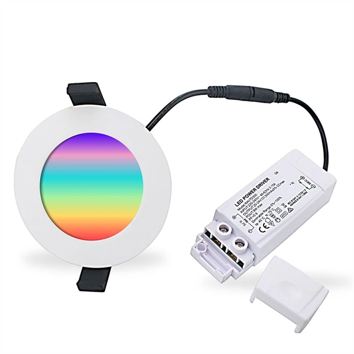 WIFI/RGB 10W CCT 白色 LED ダウンライト