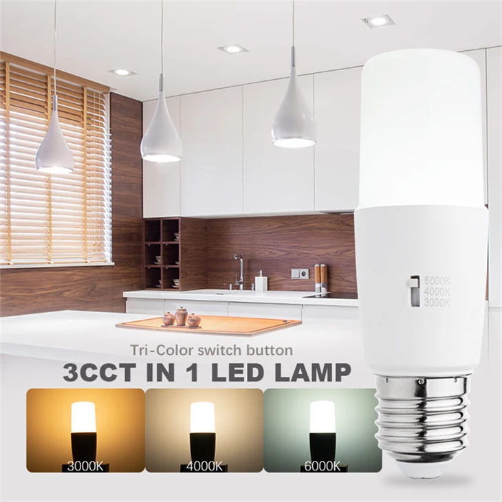 3- ステップ CCT LED 電球 - 調光可能な T45 SMD ライト