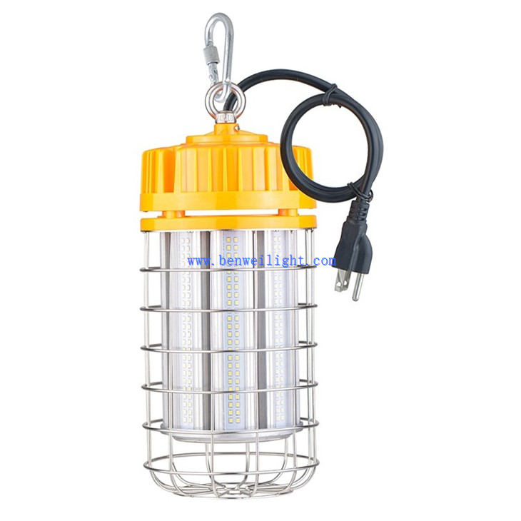 120V Plug Portable Hanging LED Construction Temporary Work Lights