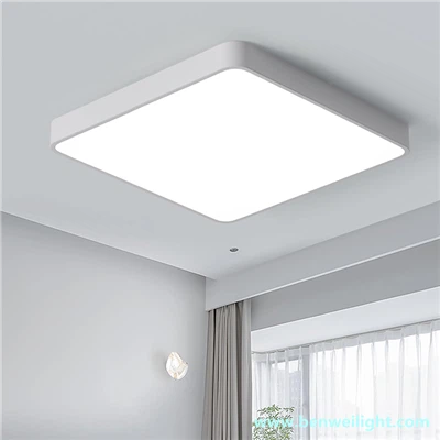 39W 正方形 LED シーリング ライト 6500K 白色光オフィスやキッチンに適しています