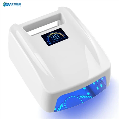 72W ワイヤレス LED ネイルランプ ポータブル 速乾性-