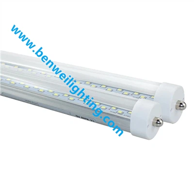 T8 8ft Fa8 LED チューブ|V-プロフィール|18W/36W 140lm/W シングル-ピン